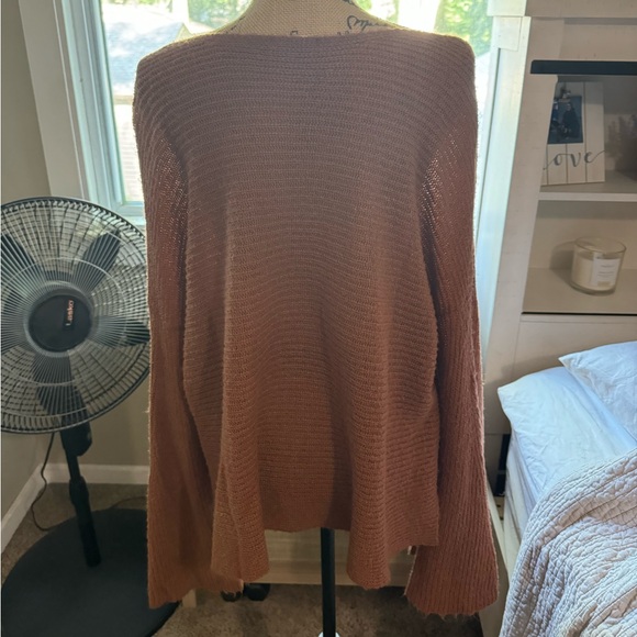 Nordstrom BP Rust Bell sleeve sweater - Picture 9 of 10